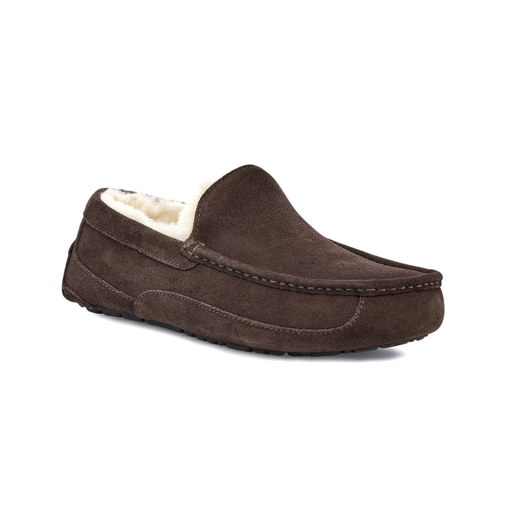 UGG Men's Brown Suede Slippers | US 16 EU 50.5 UK 15